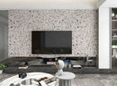 Panel Decorativo WPC Bambú 1.22 m x 2.80 m x 5 mm Piedra Marmol Terrazo mate