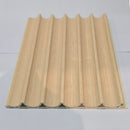 Panel WPC acanalado Ondulado curvo Clear Wood 2900*159*15mm