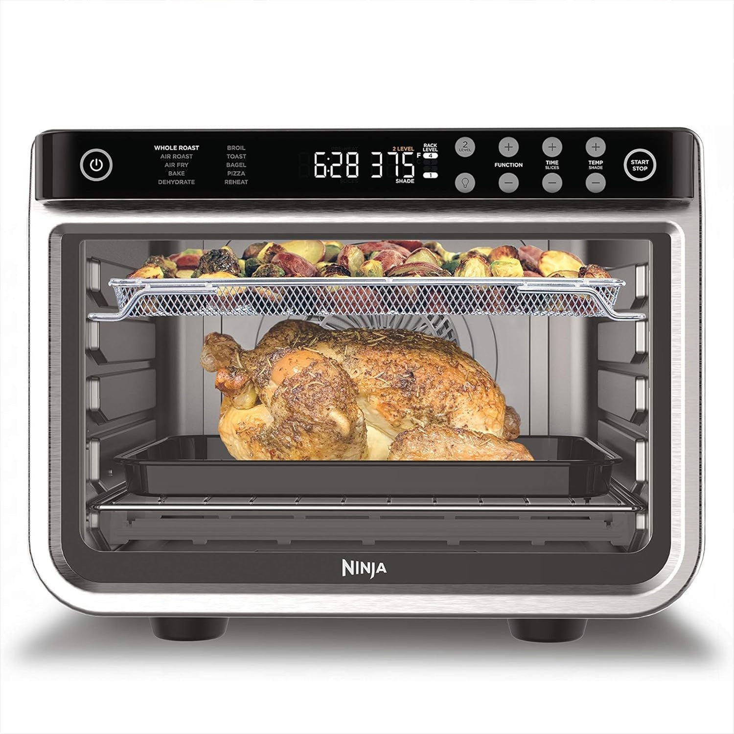 Freidora de aire y horno tostador 10 en 1 XL Ninja Foodi DT201.