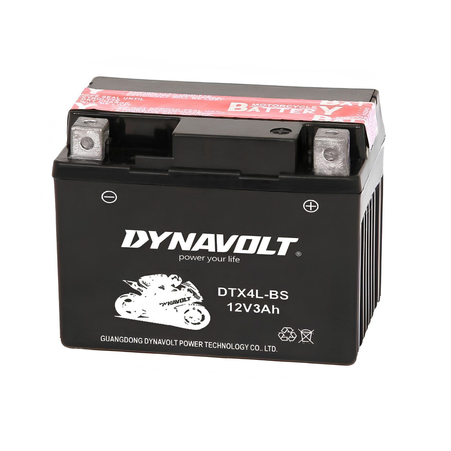 Bateria para moto DTX4L-BS 12V 3A L.M (MINNIX / XROAD)