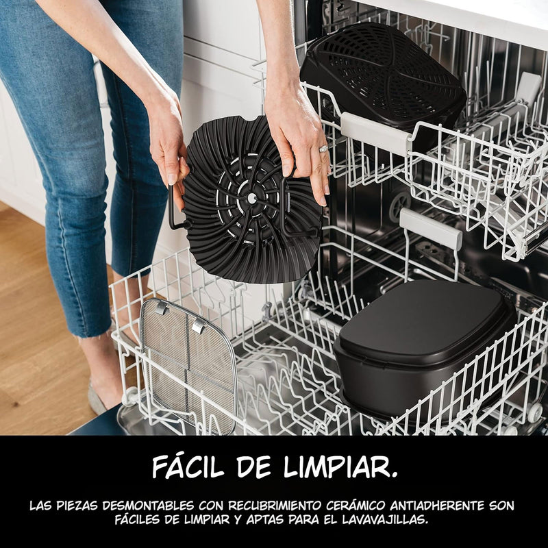 Parrilla interior 6 en 1 y freidora de aire Ninja Foodi Grill. Asador de interior y air fryer EG201.