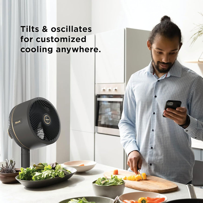 Abanico Recargable Instacool Shark. Ventilador Con Difusor De Interior Y Experior FA222.