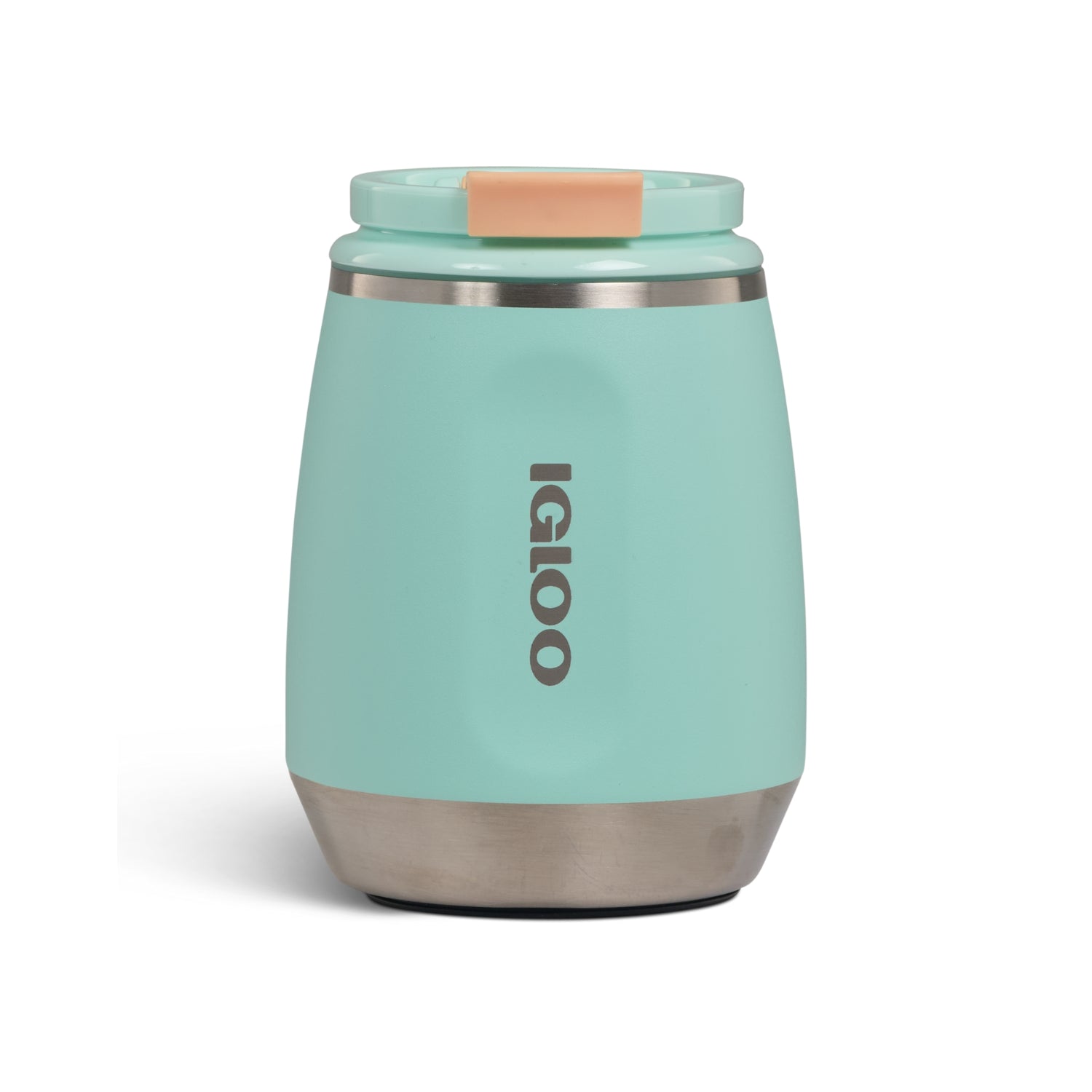 Botella de agua vino termica 10oz Igloo. Vaso termico De Acero Inoxidable para vino color verde Menta.