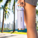 Botella de agua Térmica 20oz Igloo. Vaso Térmico De Acero Inoxidable color Lila.