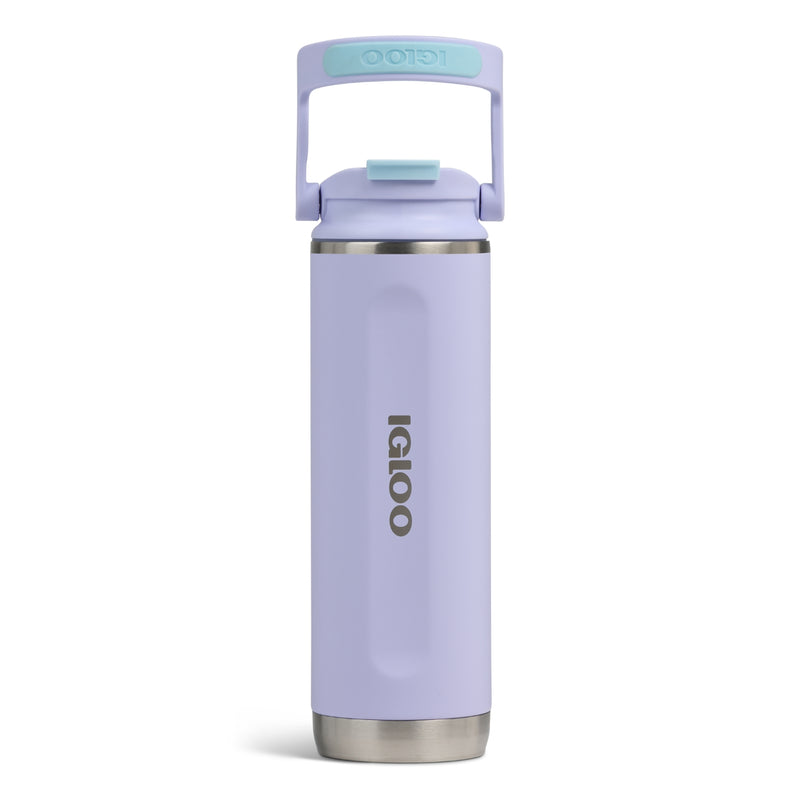 Botella de agua Térmica 20oz Igloo. Vaso Térmico De Acero Inoxidable color Lila.