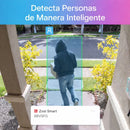 Cámara de Seguridad PoE de 4MP con Detección de Movimiento y Vehículos. Cámara de Videovigilancia con Visión Nocturna 30m y Micrófono Integrado IP66
