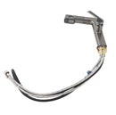 Grifo para lavamanos 29 cm Monomando manguera extraible pluma lavabo Gris mate de alta calidad