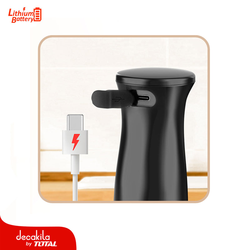 Batidora de mano Inalámbrica 5 en 1. 100W. 11.1 V. Cable USB. Batería de litio.