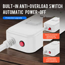 Regleta Multitoma Universal De 3 Enchufes Con 3 Puertos USB. Potencia De 2500W, Cable De 2M y Protección Contra Sobrecalentamiento.