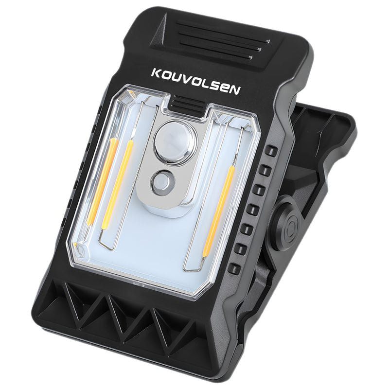 Lámpara Solar LED Con Clip Para Exterior. 3 modos De Iluminación. Luz con panel solar. Ideal Para Camping o Emergencias.