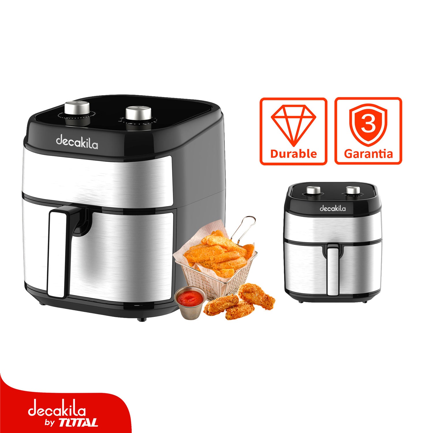 Freidora de aire 9L 1700W 80–200 °C Voltaje: 120V~ 50/60Hz Air Fryer