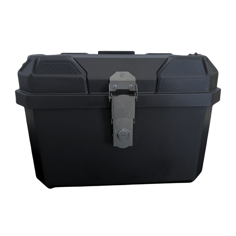 Baúl Para Motocicleta Capacidad 45Lt Color Negro, plastico.