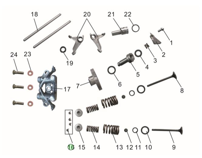 Abrazadera de bloqueo de válvula (RK150) VALVE LOCK CLAMP