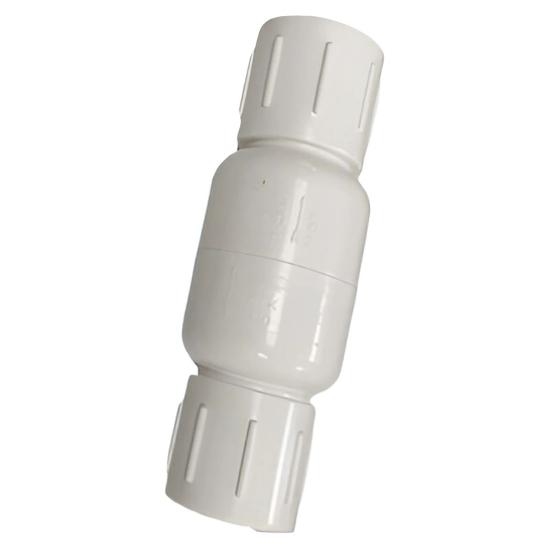 Válvula de retención 1-1/4". Válvula check de PVC.