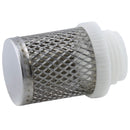 Filtro para válvula de retención 3/4". Malla de acero inoxidable para válvula check.