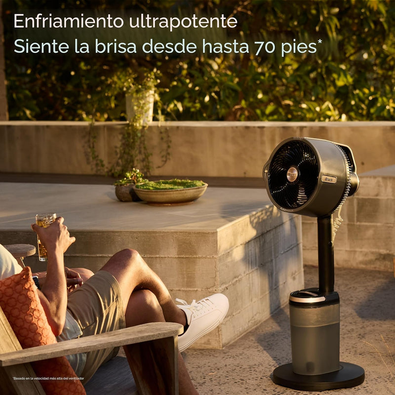 Abanico recargable InstaCool Shark. Ventilador con difusor de interior y experior FA302.
