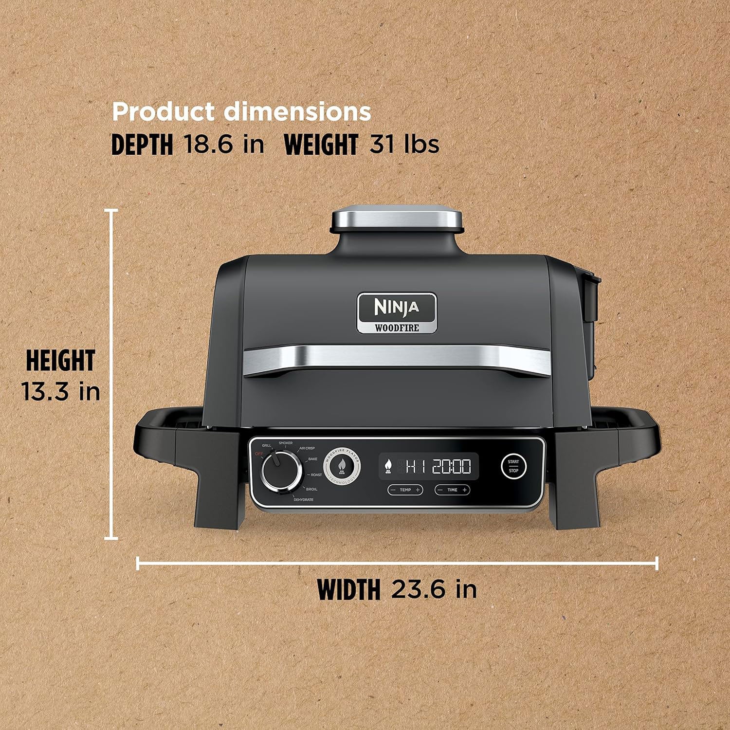 Parrilla Exterior Ninja Master Grill OG701 | Carbone Store Panamá