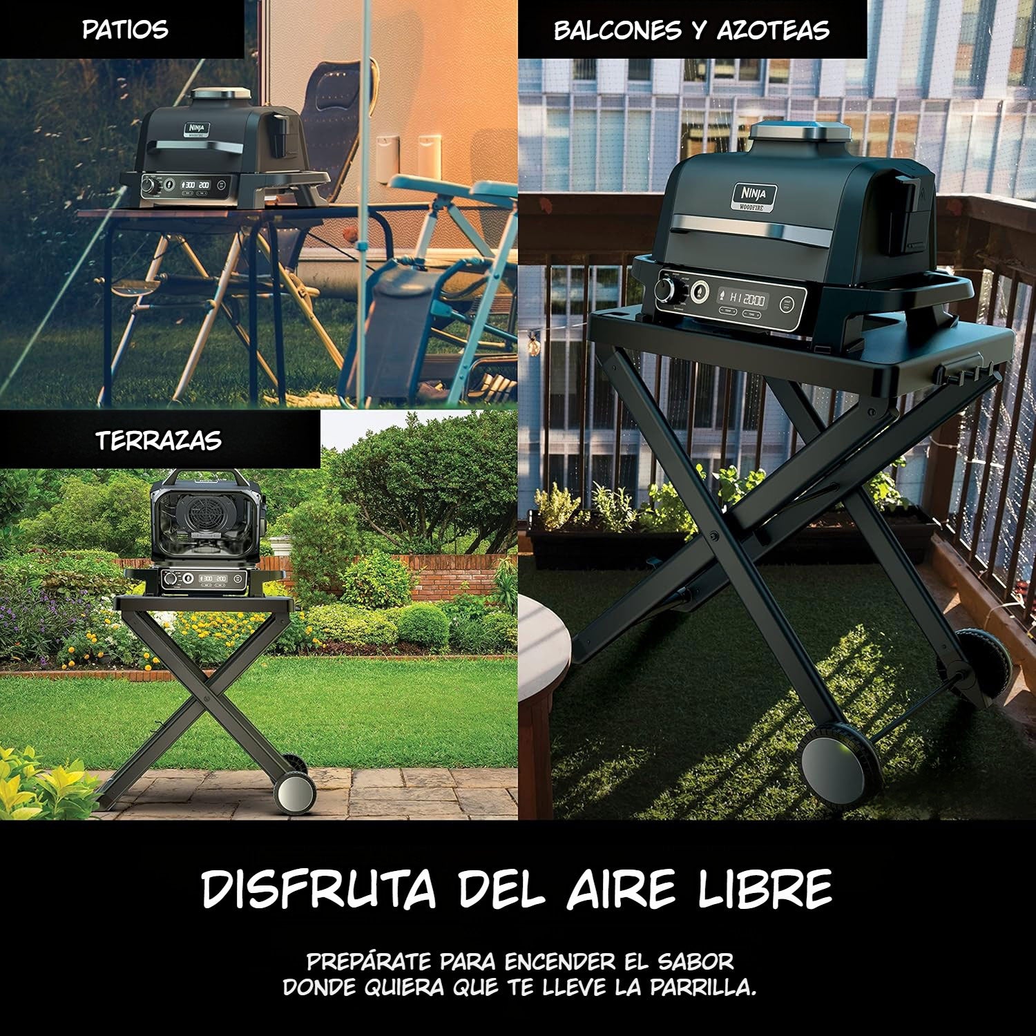 Parrilla Exterior Ninja Master Grill OG701 | Carbone Store Panamá
