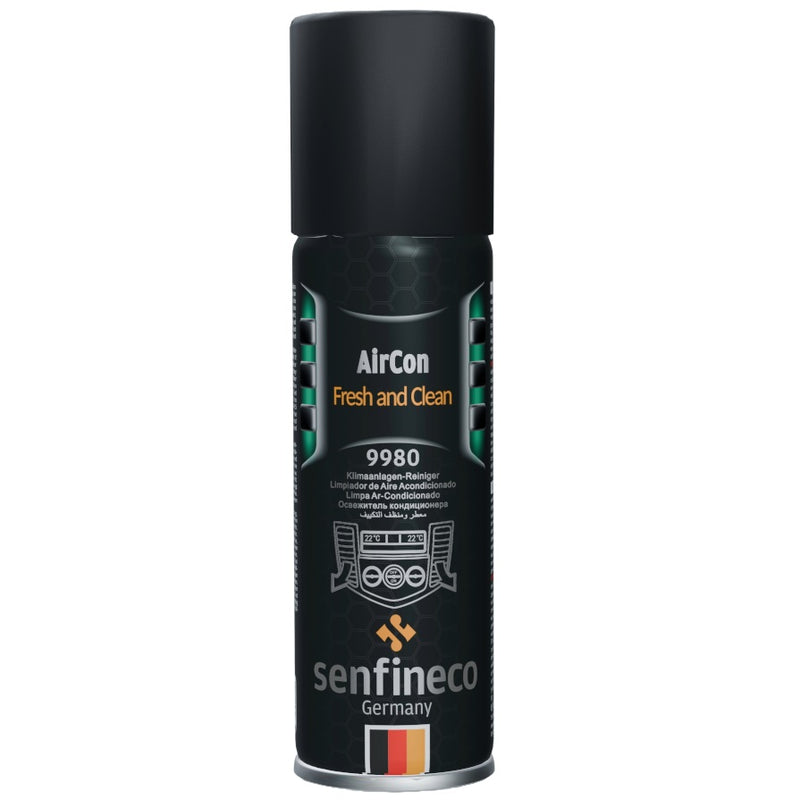 Limpiador desinfectante para aire acondicionado de autos 200 ml. Senfineco Aircon