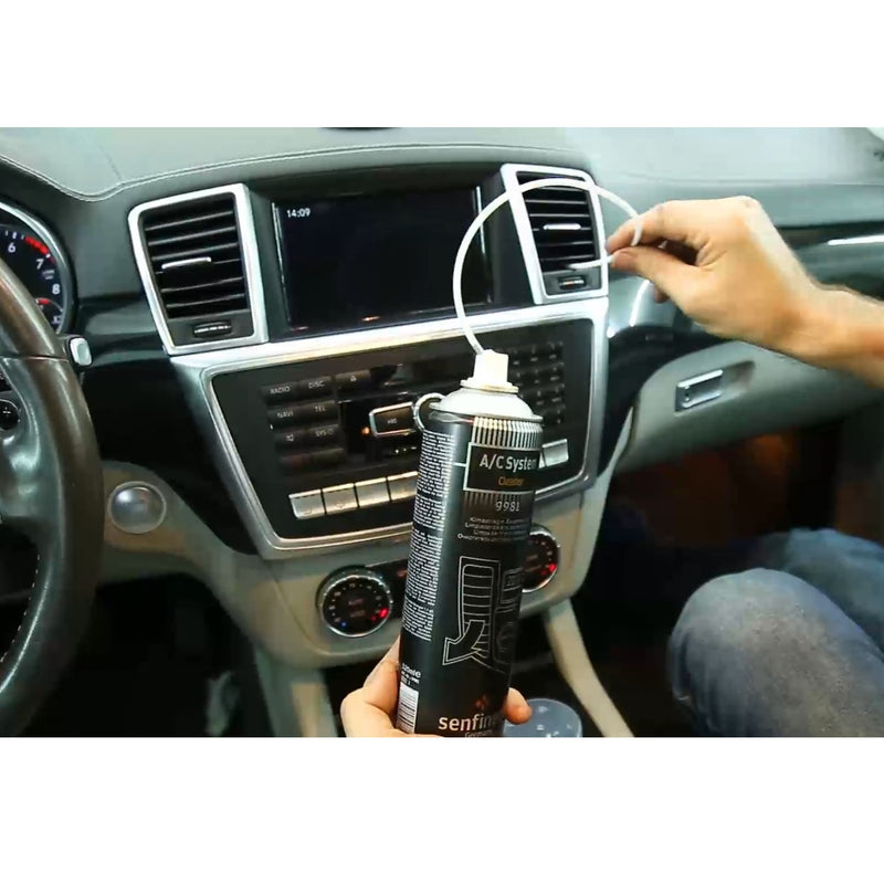 Espuma limpiadora para aire acondicionado de autos 520 ml. Senfineco