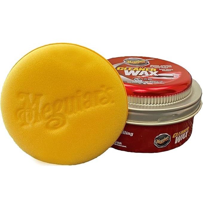 Cera en pasta 11 oz con aplicador. Meguiars