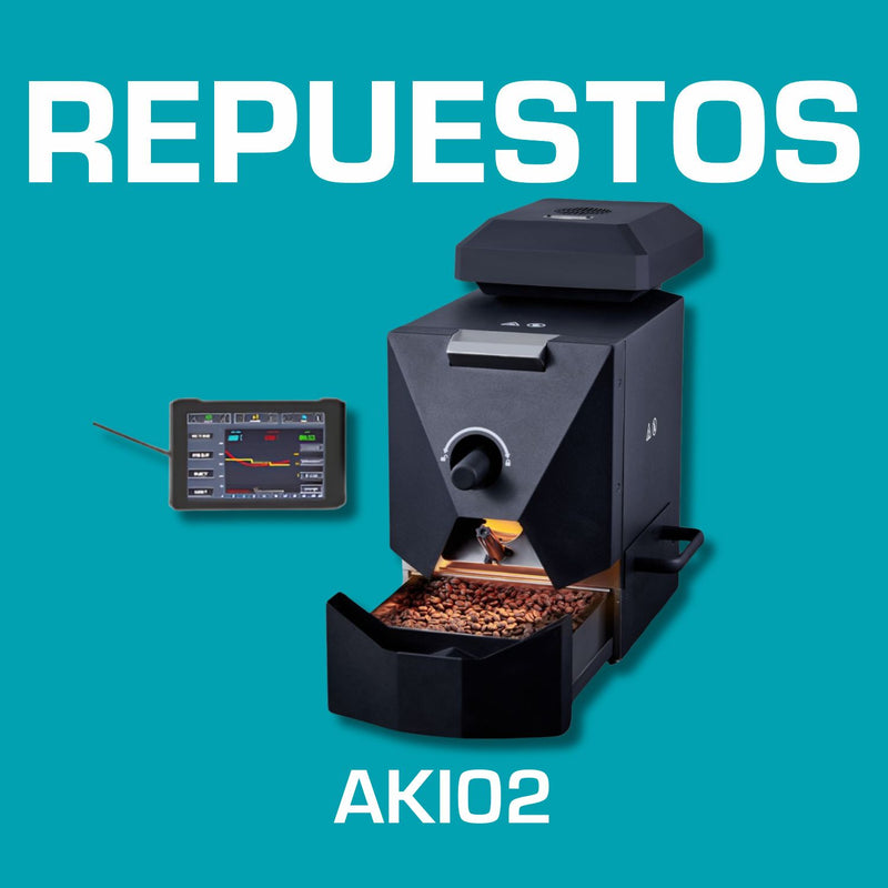 Repuestos de Tostadora De Café Profesional 500G Con Pantalla Táctil 7”. Código AKI02.