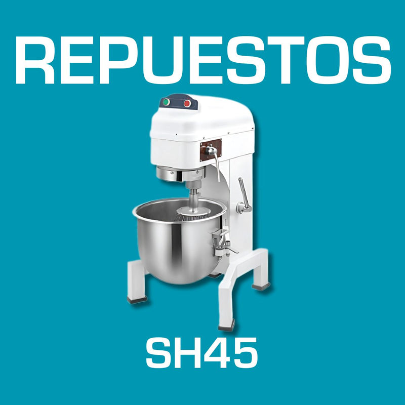 Repuestos Mezclador planetario 30L 720*610*1120mm. Codigo SH45.