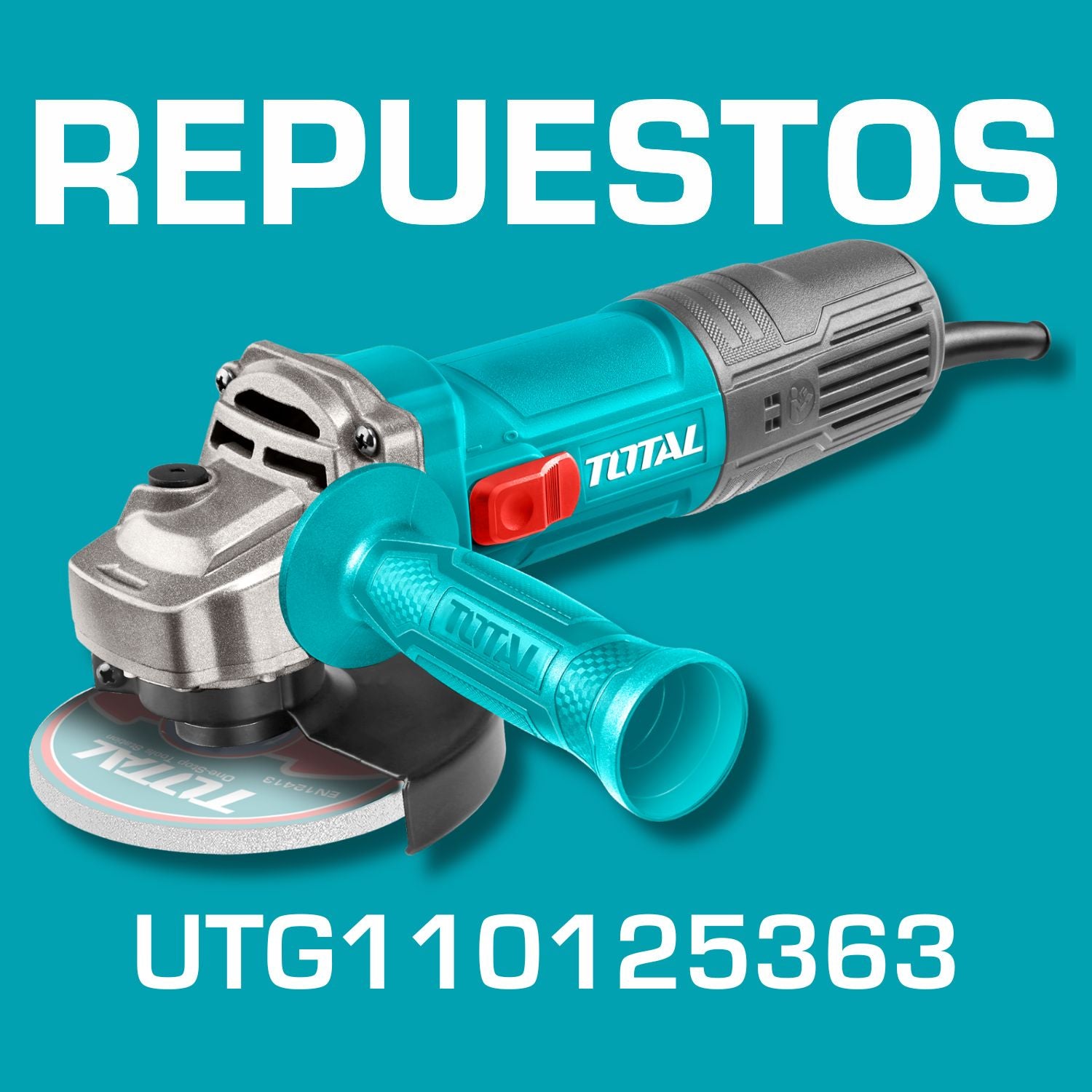 Repuestos Esmeriladora Angular 1100W Flexible Codigo UTG110125363