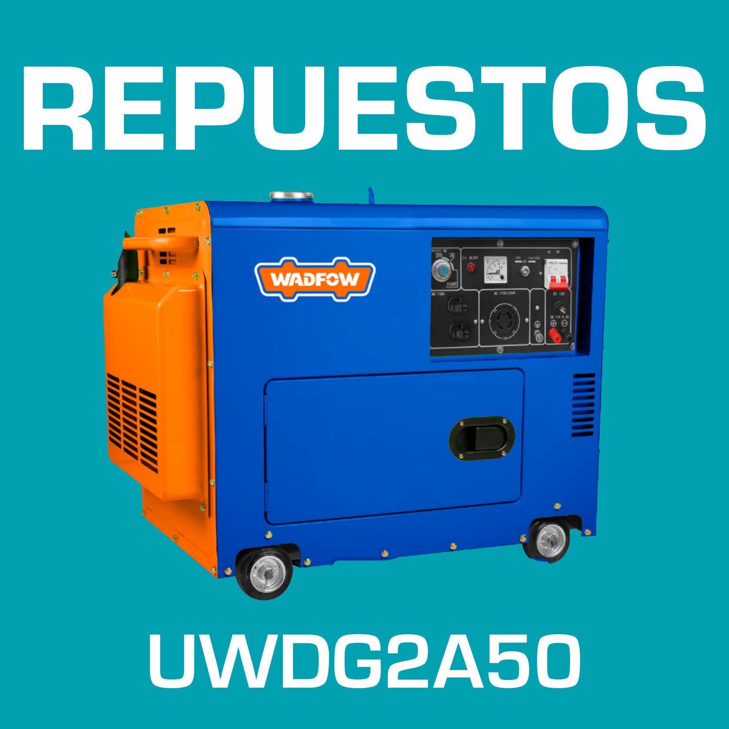 Repuestos de Generador Diesel silencioso 5500W UWDG2A50