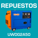 Repuestos de Generador Diesel silencioso 5500W UWDG2A50
