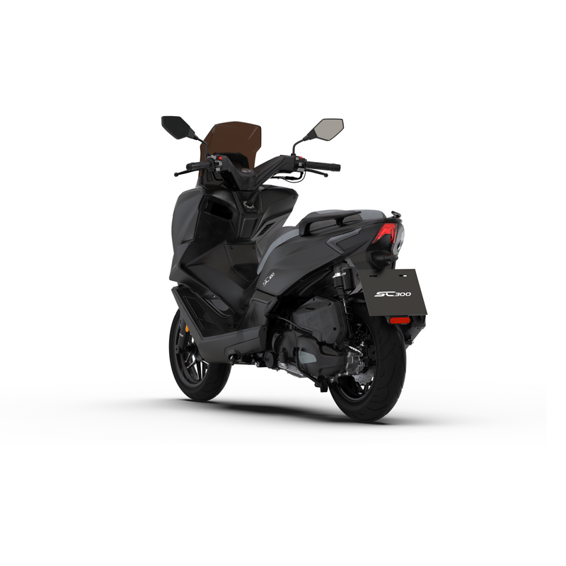 Moto Scooter SC300 Morbidelli Color Negro Motor Monocilindro 4 tiempos, 4 válvulas, Tanque 11L Automática