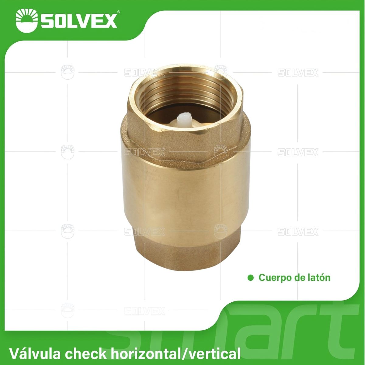 Válvulas Checks De Latón Con Resorte Horizontal Y Vertical 200 PSI.