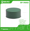 Tapón PPR 1". Conexión Termofusión para Tuberías de Agua. Tapa de Cierre.