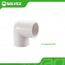 Codos PVC 90° para Agua Potable.