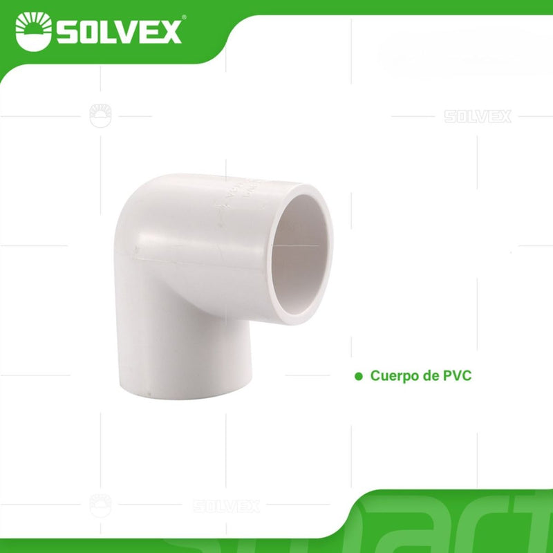 Codos PVC 90° para Agua Potable.