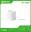 Cople de PVC 1" para Agua Potable. Unión de Tuberías Resistente.