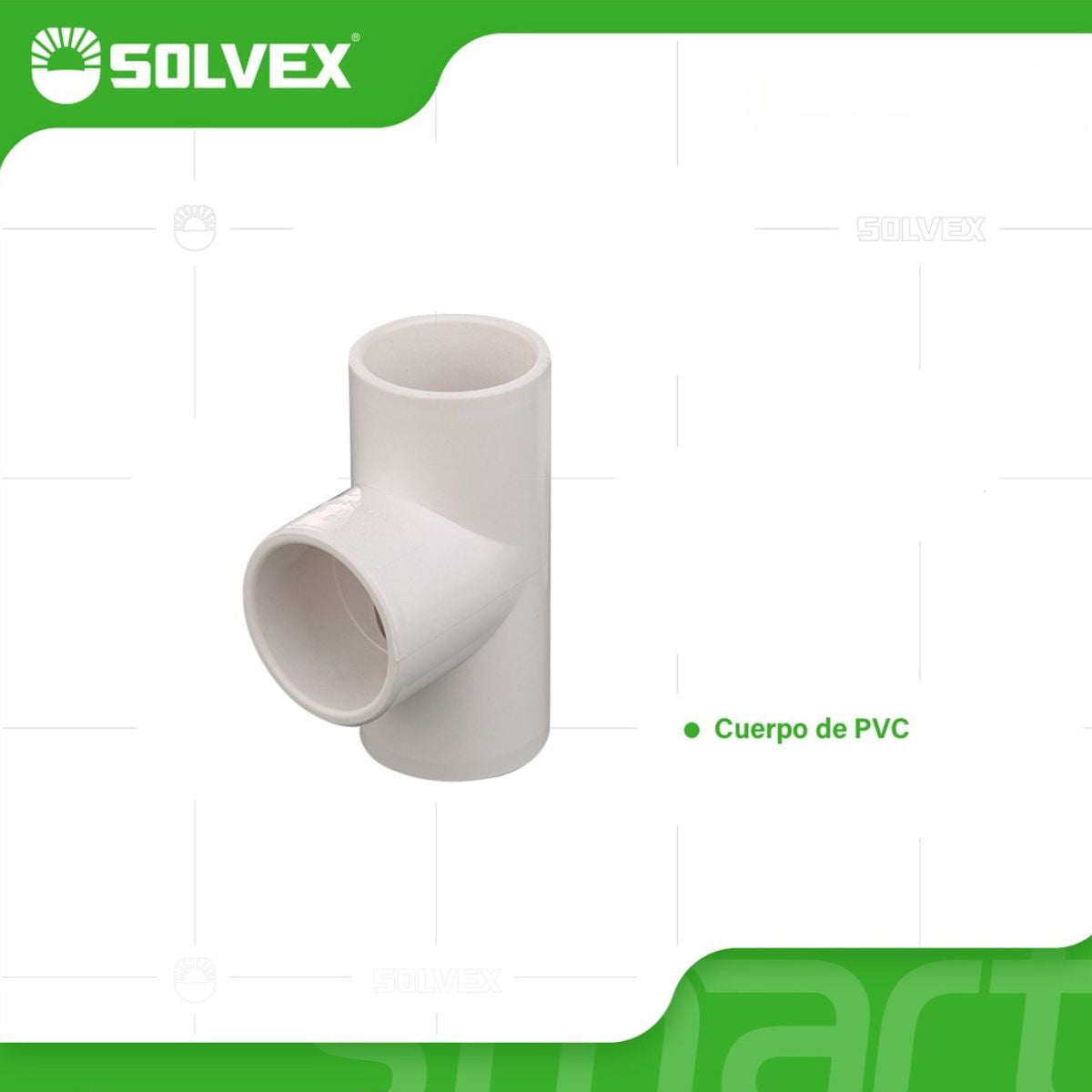 Tees de PVC. Uniones Conectores en T para Agua Potable.