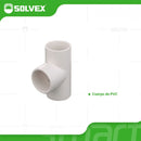 Tees de PVC. Uniones Conectores en T para Agua Potable.