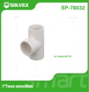 Tee PVC 1". Unión Conector en T para Agua Potable.
