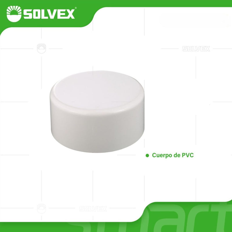 Tapones de PVC. Tapas de Cierre para Tuberías de Agua Potable.
