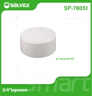 Tapón PVC 3/4". Tapa de Cierre para Tuberías de Agua Potable.