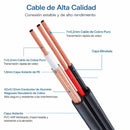 Cable BNC 45 Metros (150FT) para Cámaras de Seguridad CCTV, Transmisión de Video Estable para Sistemas DVR