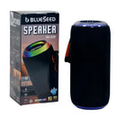 Bocina Bluetooth Portátil 20W con Luz RGB. Altavoz Parlante Inalámbrico Resistente al Agua IPX6 con Radio FM, USB, AUX, TF y Batería 2400mAh.