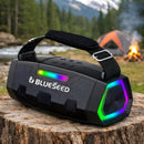 Bocina Bluetooth 20W de Alta Potencia. Altavoz Inalámbrico con Iluminación RGB. Parlante Portátil con Batería Recargable 3600mAh.