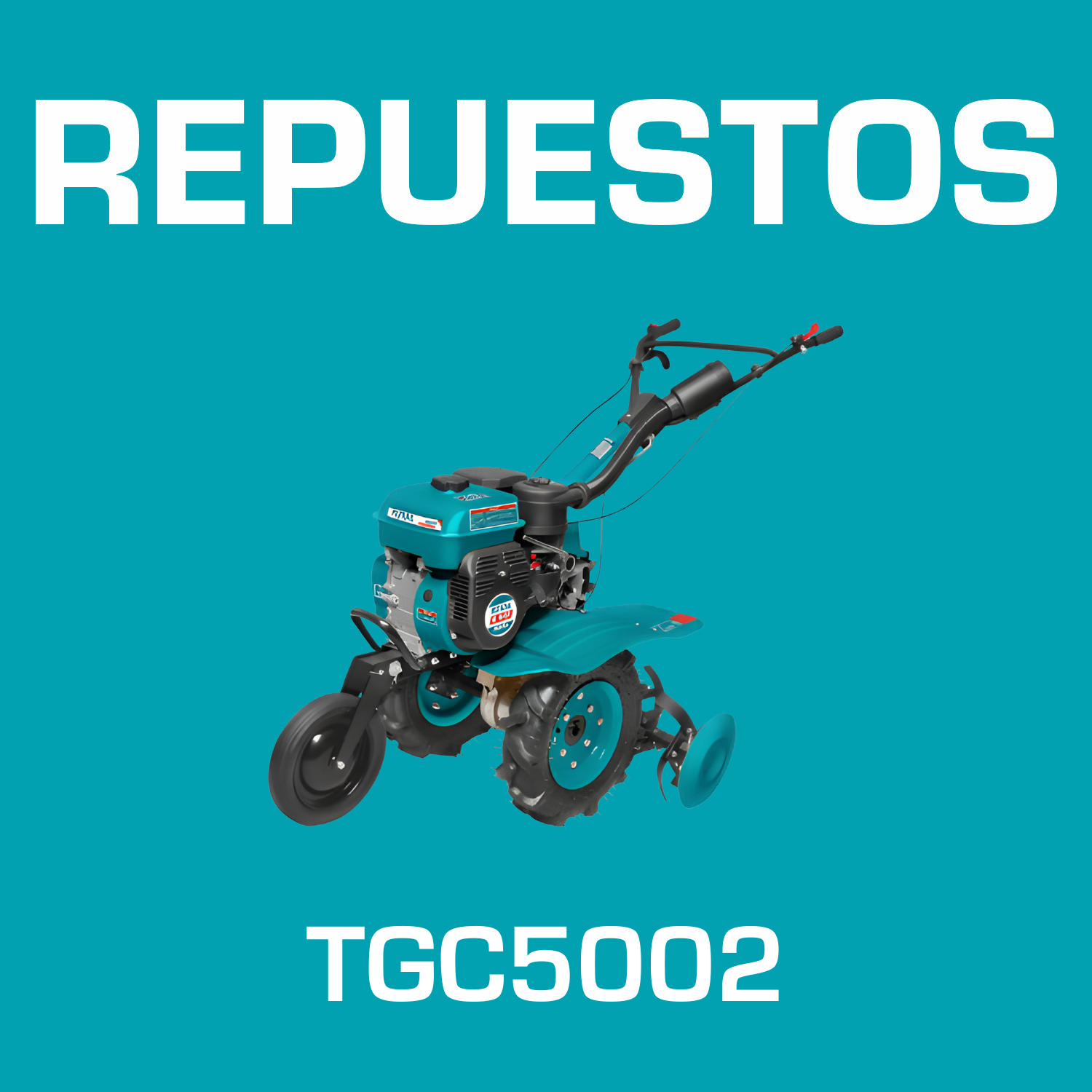 Repuestos de Cultivador motorizado a gasolina 6.5 HP Código TGC5002