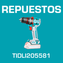 Repuestos de Taladro Inalámbrico de 1/2" 20V Función de Impacto. Motor sin escobillas Código TIDLI205581