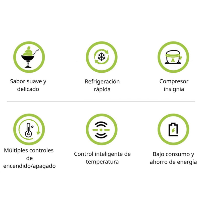 Máquina granizado. Prepara Helados, Granizados, Batidos, Café Frappé Y Cócteles slushie. Con 5 Programas Preestablecidos. 110V