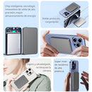 Power Bank Magnético Portátil Gris  10,000mAh 15W Carga Rápida. Ideal con Android y Apple. Bateria Cargador portátil celular.