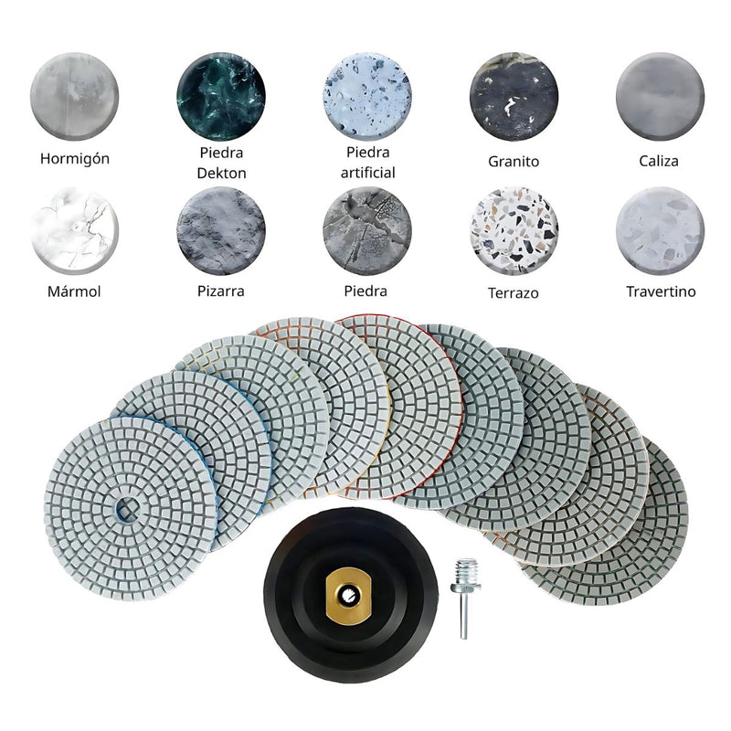 Almohadilla de Pulido de Diamante 4” (100 mm) – Grano 3000