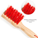 Juego de Limpieza para Niños de Madera con Escoba, Trapeador y Cepillos. Set Educativo de Aseo para Niños 62.5x20cm.